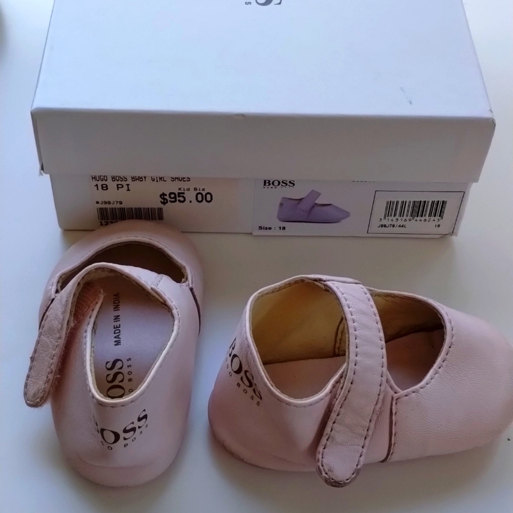 Baby girl shoes, EUR 18, Hugo Boss